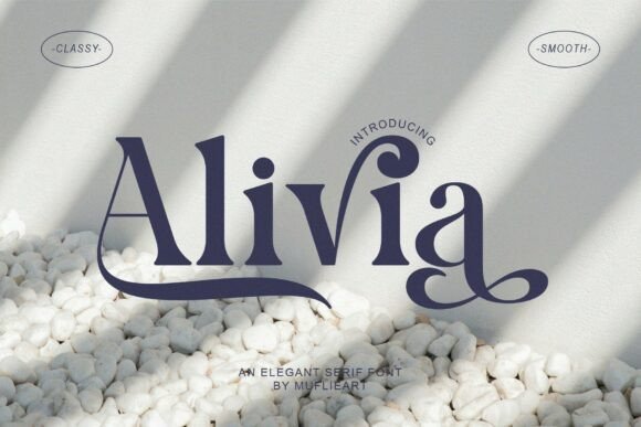Alivia: A Modern Serif for Elegant Branding and Design