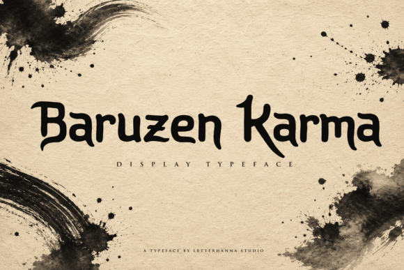 Baruzen Karma: The Typeface That Commands Attention