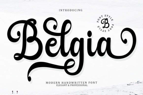 Belgia: Crafting Approachable Luxury in Handwritten Type