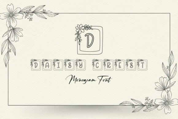 Daisy Crest: A Charming Hand-Drawn Font for Modern Creatives