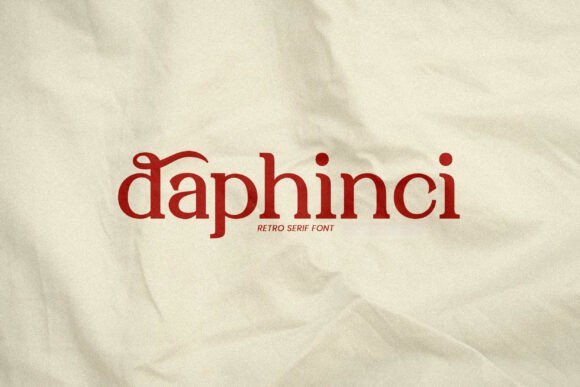 Daphinci: A Retro Serif Font with a Modern Edge