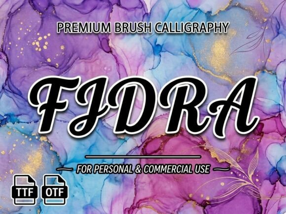 Fidra: The Bold Script Font for Handcrafted Projects