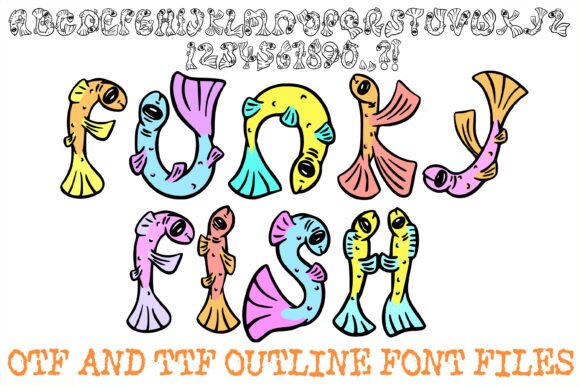 Funky Fish: The Playful Display Font for Creative Projects