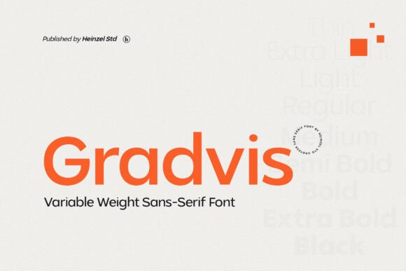Gradvis: The Modern Sans Serif for Clear, Versatile Design