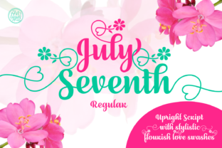 July Seventh: A Handcrafted Script for Distinctive Design