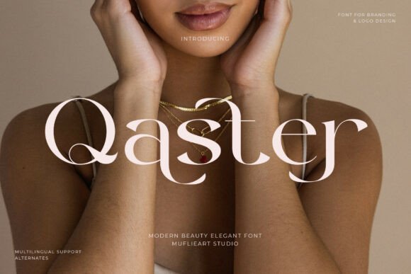Qaster: Weaving Typographic Luxury into Your Brand's DNA
